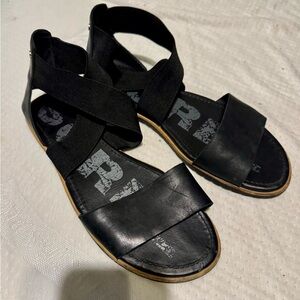 Sorel Black Sandals